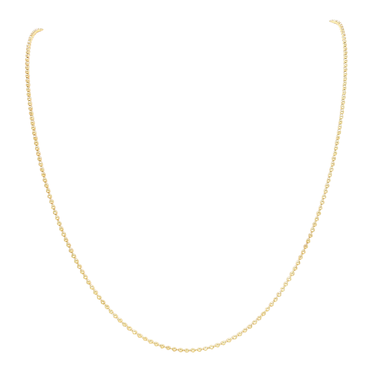 Luxxos Kugelkette 1,5 mm aus 585 Gelbgold 45 cm