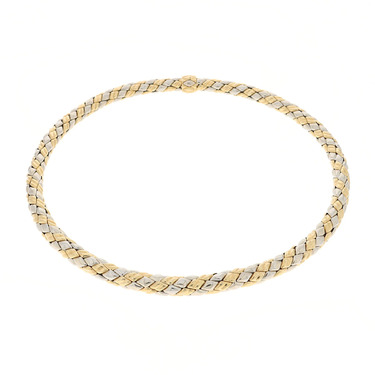 WEMPE bicolor Collier aus 750 Gold 48 cm