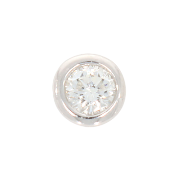 Anhnger mit Brillant ca. 0,25 ct. aus 750 Weigold